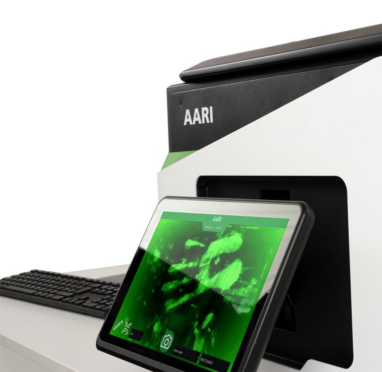 Meet AARI®, the unique new fingerprint imaging system that uses Artificial Intelligence to detect ridge detail and assist forensic examiners.