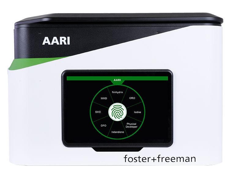 Foster + Freeman AARI AI Fingerprint Markup System, Closed with Touchscreen on.